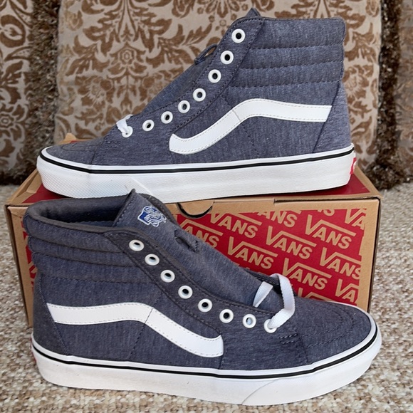 Vans Sk8-Hi Jersey Grey/Snow White WMNS - Picture 3 of 16